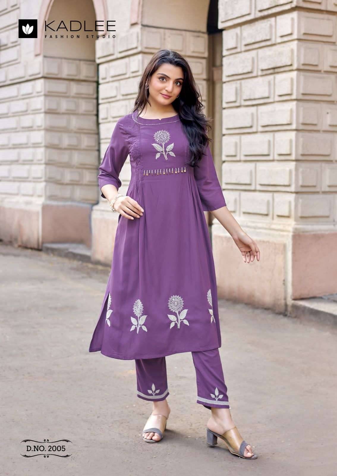  Fashion Queen By KADLEE 2001 To 2006 Series Beautiful Festive Suits Colorful Stylish Fancy Ethnic Wear Heavy Rayon Kurtis At Wholesale Price